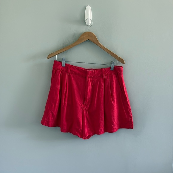 Gap 365 High Rise Linen-Blend Shorts - Picture 3 of 8